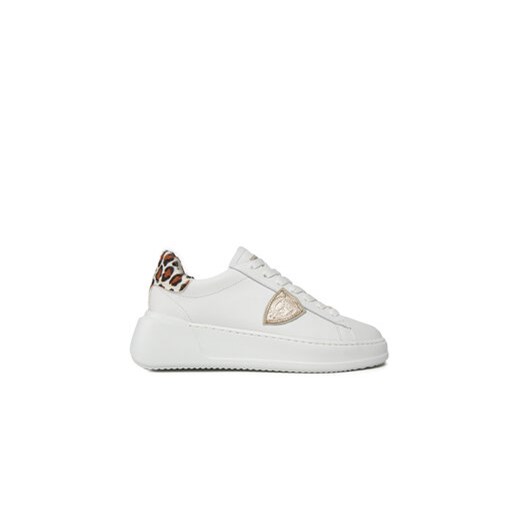 Philippe Model Sneakersy Temple Low TRES VA01 Biały ze sklepu MODIVO w kategorii Buty sportowe damskie - zdjęcie 170952692