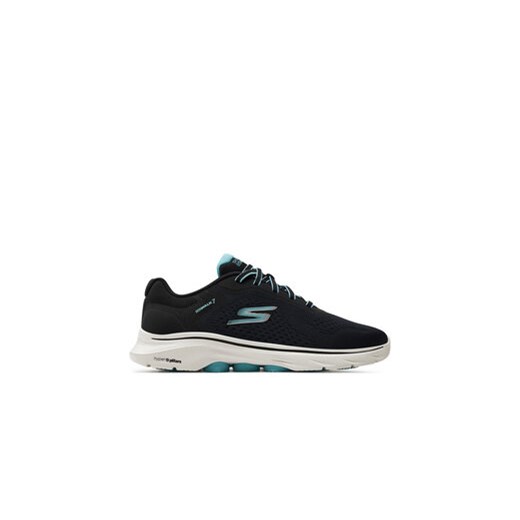 Skechers Sneakersy Go Walk 7-Cosmic Waves 125215/BKTQ Czarny ze sklepu MODIVO w kategorii Buty sportowe damskie - zdjęcie 170952831