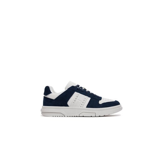 Tommy Jeans Sneakersy The Brooklyn Suede EM0EM01371 Granatowy ze sklepu MODIVO w kategorii Buty sportowe męskie - zdjęcie 170953010