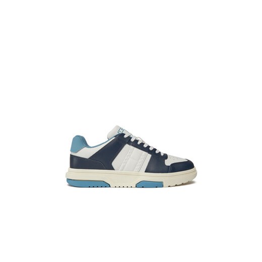 Tommy Jeans Sneakersy Tjm Leather Cupsole 2.0 EM0EM01283 Granatowy ze sklepu MODIVO w kategorii Buty sportowe męskie - zdjęcie 170953101