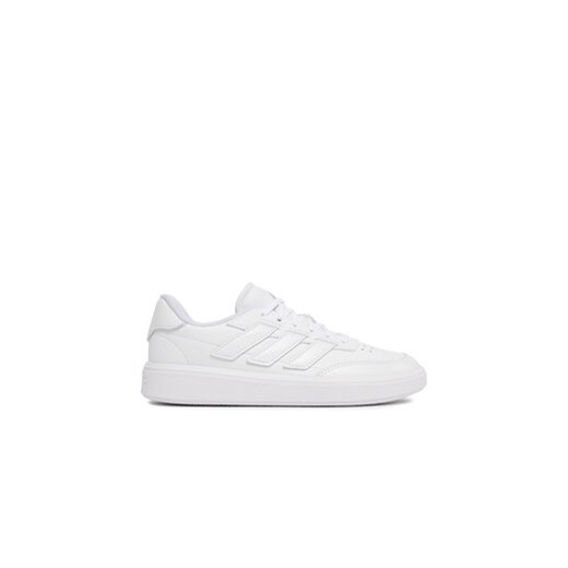 adidas Sneakersy Courtblock IF6554 Biały ze sklepu MODIVO w kategorii Buty sportowe damskie - zdjęcie 170953500