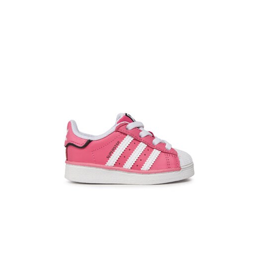adidas Sneakersy Superstar Elastic Lace Kids IE0861 Różowy ze sklepu MODIVO w kategorii Trampki dziecięce - zdjęcie 170953562