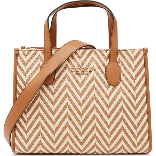 Shopper bag Guess ze skóry ekologicznej