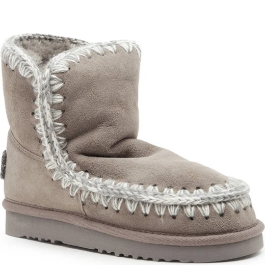 MOU Skórzane śniegowce | z dodatkiem wełny Mou 38 okazyjna cena Gomez Fashion Store