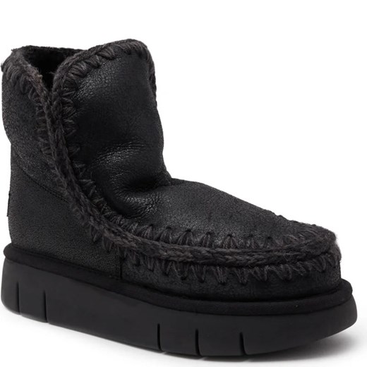 MOU Skórzane śniegowce | z dodatkiem wełny Mou 38 okazyjna cena Gomez Fashion Store