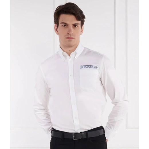 Iceberg Koszula | Regular Fit ze sklepu Gomez Fashion Store w kategorii Koszule męskie - zdjęcie 170954133