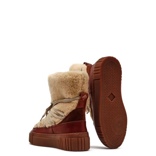 Gant Skórzane śniegowce Snowmont | z dodatkiem wełny Gant 39 wyprzedaż Gomez Fashion Store
