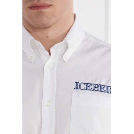 Koszula męska Iceberg z klasycznym kołnierzykiem 