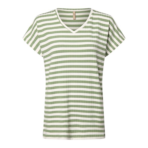 soyaconcept® Koszulka damska - SC-Kaiza 3 Kobiety zielony w paski ze sklepu vangraaf w kategorii Bluzki damskie - zdjęcie 170956390
