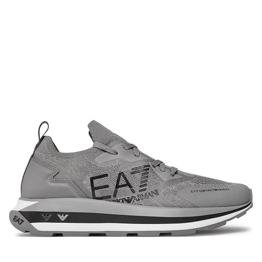 Sneakersy EA7 Emporio Armani X8X113 XK269 S864 Grey Flannel/Black ze sklepu eobuwie.pl w kategorii Buty sportowe męskie - zdjęcie 170956481