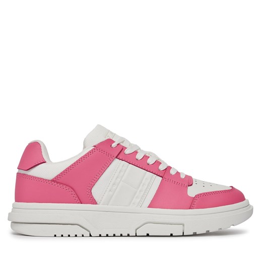 Sneakersy Tommy Jeans Tjw Skate Sneaker Mat Mix EN0EN02501 Pink Alert THW ze sklepu eobuwie.pl w kategorii Buty sportowe damskie - zdjęcie 170956544