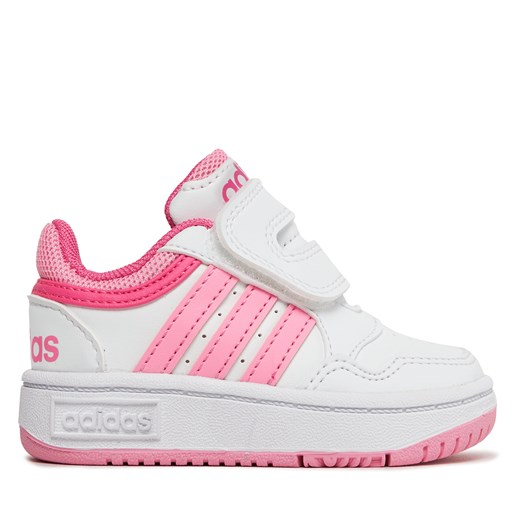 Sneakersy adidas Hoops 3.0 Cf I IG3719 Biały ze sklepu eobuwie.pl w kategorii Buty sportowe dziecięce - zdjęcie 170956581