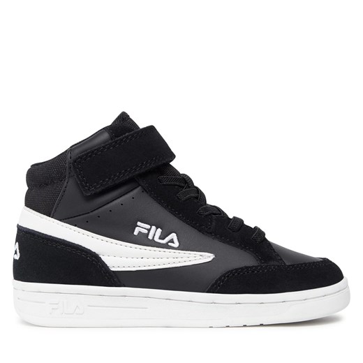 Sneakersy Fila Crew Velcro Mid Kids FFK0122.80010 Black ze sklepu eobuwie.pl w kategorii Buty sportowe dziecięce - zdjęcie 170956700