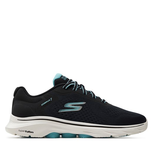 Sneakersy Skechers Go Walk 7-Cosmic Waves 125215/BKTQ Black ze sklepu eobuwie.pl w kategorii Buty sportowe damskie - zdjęcie 170957051