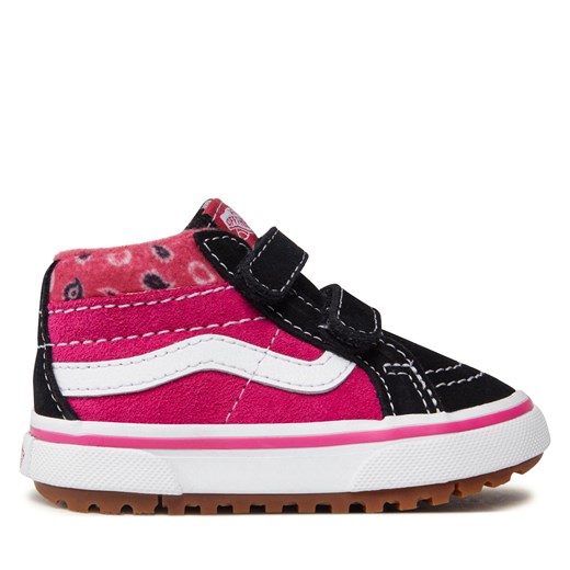 Sneakersy Vans Td Sk8-Mid Reissue V Mte-1 VN0A5KRNB9P1 Black/Pink ze sklepu eobuwie.pl w kategorii Trampki dziecięce - zdjęcie 170957333