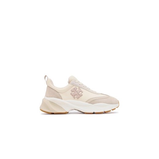 Tory Burch Sneakersy Good Luck Trainer 83833 Écru ze sklepu MODIVO w kategorii Buty sportowe damskie - zdjęcie 170957524