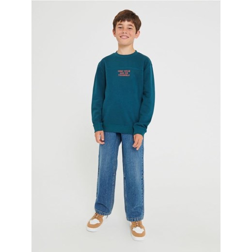 Sinsay - Jeansy wide leg - niebieski ze sklepu Sinsay w kategorii Spodnie chłopięce - zdjęcie 170958871