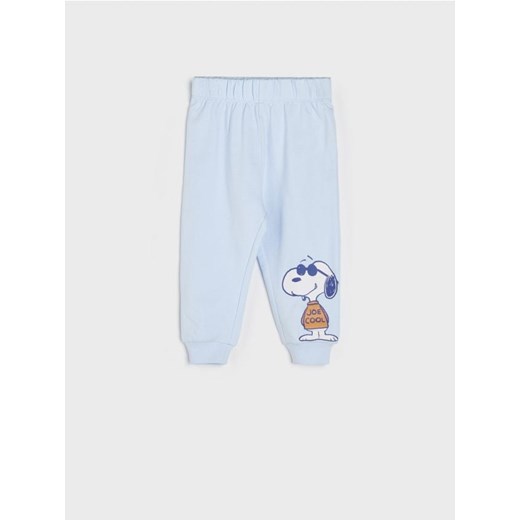 Sinsay - Spodnie dresowe jogger Snoopy - niebieski ze sklepu Sinsay w kategorii Spodnie i półśpiochy - zdjęcie 170958921
