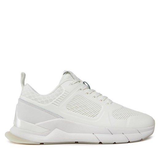 Sneakersy Calvin Klein Lace Up Runner - Caged HW0HW01996 White YBR Calvin Klein 40 wyprzedaż eobuwie.pl