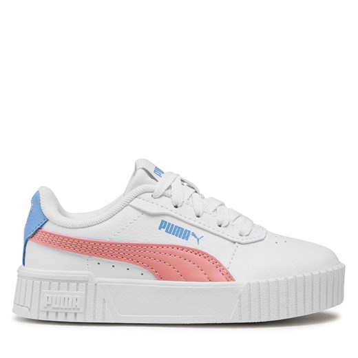 Sneakersy Puma Carina 2.0 PS 386186 12 Biały ze sklepu eobuwie.pl w kategorii Trampki dziecięce - zdjęcie 170960551