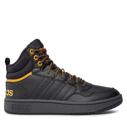 Sneakersy adidas Hoops 3.0 Mid IG7928 Czarny ze sklepu eobuwie.pl w kategorii Buty sportowe męskie - zdjęcie 170960670
