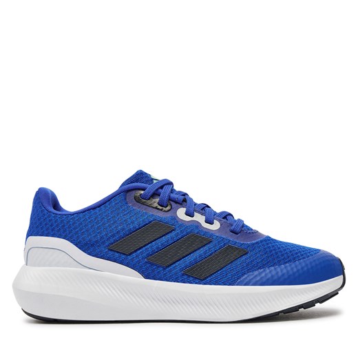 Sneakersy adidas RunFalcon 3 Sport Running Lace Shoes HP5840 Niebieski ze sklepu eobuwie.pl w kategorii Buty sportowe dziecięce - zdjęcie 170960834