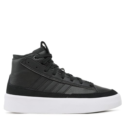 Sneakersy adidas Znsored Hi Prem Leather IG0437 Czarny ze sklepu eobuwie.pl w kategorii Trampki damskie - zdjęcie 170961720