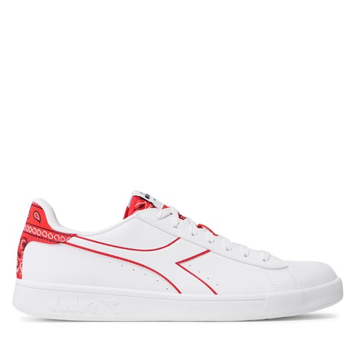 Sneakersy Diadora Torneo Bandana 101.179257 01 C1687 White/Carmine Red ze sklepu eobuwie.pl w kategorii Buty sportowe męskie - zdjęcie 170961753