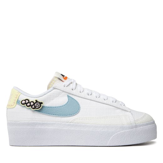 Sneakersy Nike Blazer Low Platform Se DJ6376 100 Biały ze sklepu eobuwie.pl w kategorii Trampki damskie - zdjęcie 170962250