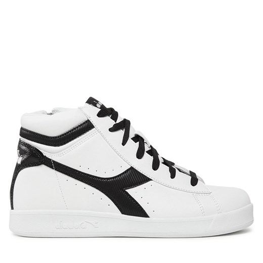 Sneakersy Diadora Game P High Girl GS 101.176725-C1880 White / White / Black ze sklepu eobuwie.pl w kategorii Trampki damskie - zdjęcie 170962804