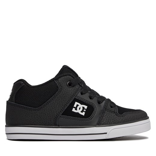 Sneakersy DC Pure Mid ADBS300377 Black/White BKW ze sklepu eobuwie.pl w kategorii Buty sportowe dziecięce - zdjęcie 170962834