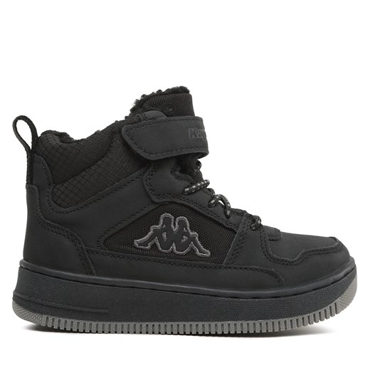 Sneakersy Kappa Shab Fur K 260991K Black 1111 ze sklepu eobuwie.pl w kategorii Buty sportowe dziecięce - zdjęcie 170962992