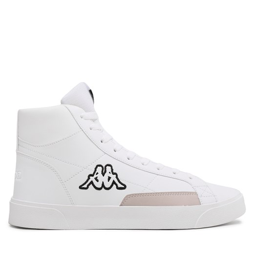 Sneakersy Kappa Lollo Mid 241708 White/Black 1011 ze sklepu eobuwie.pl w kategorii Trampki męskie - zdjęcie 170963300