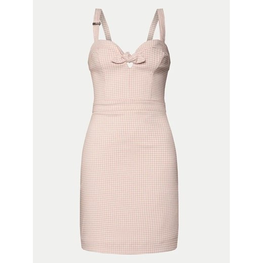 Guess Sukienka koktajlowa Sl Lilia W4GK13 WG492 Różowy Slim Fit Guess L MODIVO