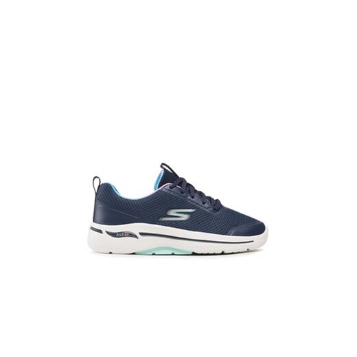 Skechers Sneakersy Go Walk Arch Fit 124868/NVTQ Granatowy ze sklepu MODIVO w kategorii Buty sportowe damskie - zdjęcie 170968051