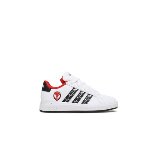 adidas Sneakersy Grand Court X Marvel Spider-Man IG7169 Biały ze sklepu MODIVO w kategorii Buty sportowe dziecięce - zdjęcie 170968281