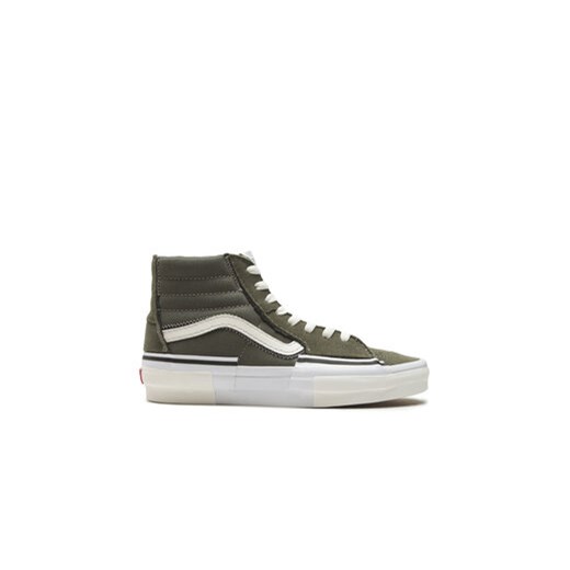 Vans Sneakersy Sk8-Hi Reconst VN0005UKOLO1 Zielony ze sklepu MODIVO w kategorii Trampki męskie - zdjęcie 170968332