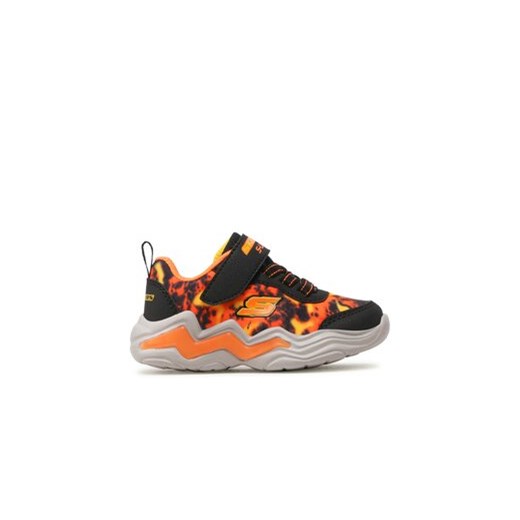 Skechers Sneakersy Rolden 400124N/BKOR Pomarańczowy ze sklepu MODIVO w kategorii Buty sportowe dziecięce - zdjęcie 170968514