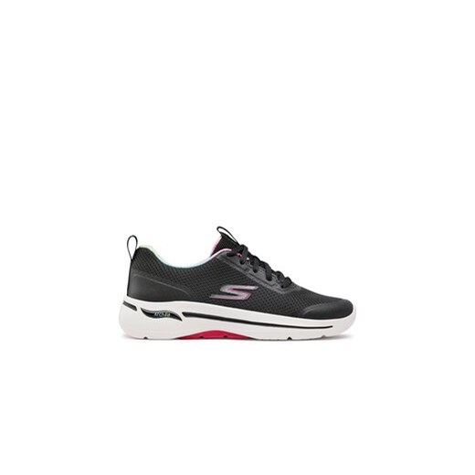 Skechers Sneakersy Go Walk Arch Fit 124868/BKHP Czarny ze sklepu MODIVO w kategorii Buty sportowe damskie - zdjęcie 170968602