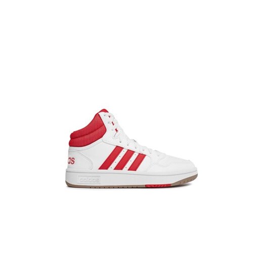 adidas Sneakersy Hoops 3.0 Mid Lifestyle Basketball Classic Vintage Shoes IG5569 Biały ze sklepu MODIVO w kategorii Buty sportowe męskie - zdjęcie 170969073