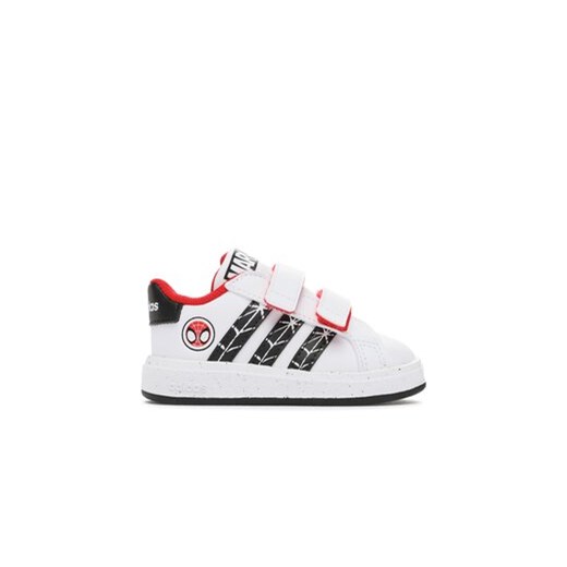 adidas Sneakersy Grand Court x Marvel Spider-Man IF9893 Biały ze sklepu MODIVO w kategorii Buty sportowe dziecięce - zdjęcie 170969192