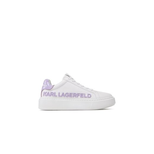 KARL LAGERFELD Sneakersy KL62210 Biały ze sklepu MODIVO w kategorii Buty sportowe damskie - zdjęcie 170969274