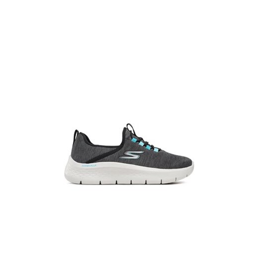 Skechers Sneakersy Go Walk Flex 124956/BLK Szary ze sklepu MODIVO w kategorii Buty sportowe damskie - zdjęcie 170969501