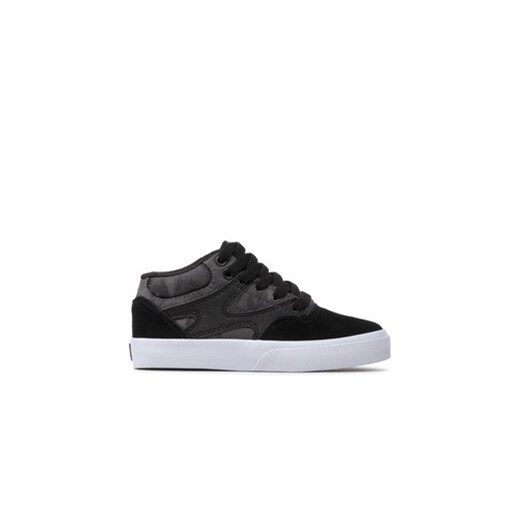 DC Sneakersy Kalis Vulc Mid ADBS300367 Czarny ze sklepu MODIVO w kategorii Trampki dziecięce - zdjęcie 170969582