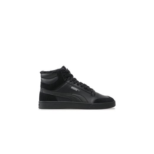 Puma Sneakersy Shuffle Mid Fur 387609 01 Czarny ze sklepu MODIVO w kategorii Buty sportowe męskie - zdjęcie 170969870
