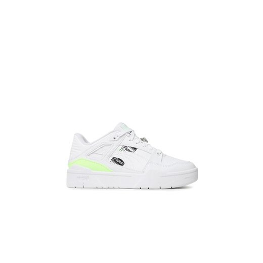 Puma Sneakersy Slipstream RuleB Jr 389622 01 Biały ze sklepu MODIVO w kategorii Trampki dziecięce - zdjęcie 170970112