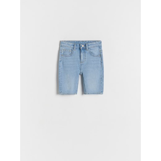 Reserved - Jeansowe szorty - niebieski ze sklepu Reserved w kategorii Spodenki niemowlęce - zdjęcie 170971264