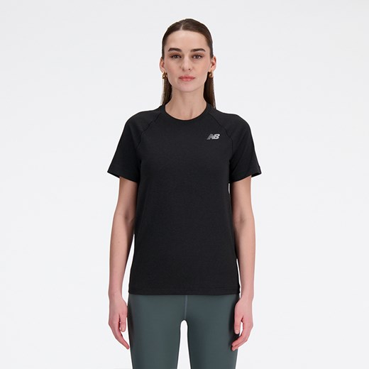 Koszulka damska New Balance WT41123BKH – czarna ze sklepu New Balance Poland w kategorii Bluzki damskie - zdjęcie 170972794
