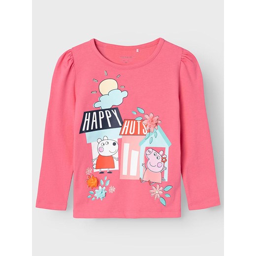name it Koszulka &quot;Peppapig&quot; w kolorze różowym ze sklepu Limango Polska w kategorii Bluzki dziewczęce - zdjęcie 170975130