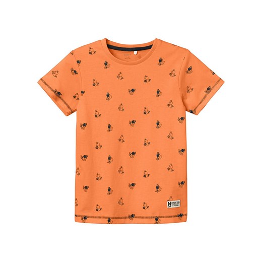 name it Koszulka &quot;Zeme&quot; w kolorze pomarańczowym ze sklepu Limango Polska w kategorii Bluzki dziewczęce - zdjęcie 170975390